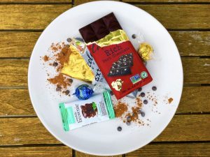 Feel Good Food Products - A Plate With Dark Chocolate - Osage Food Products