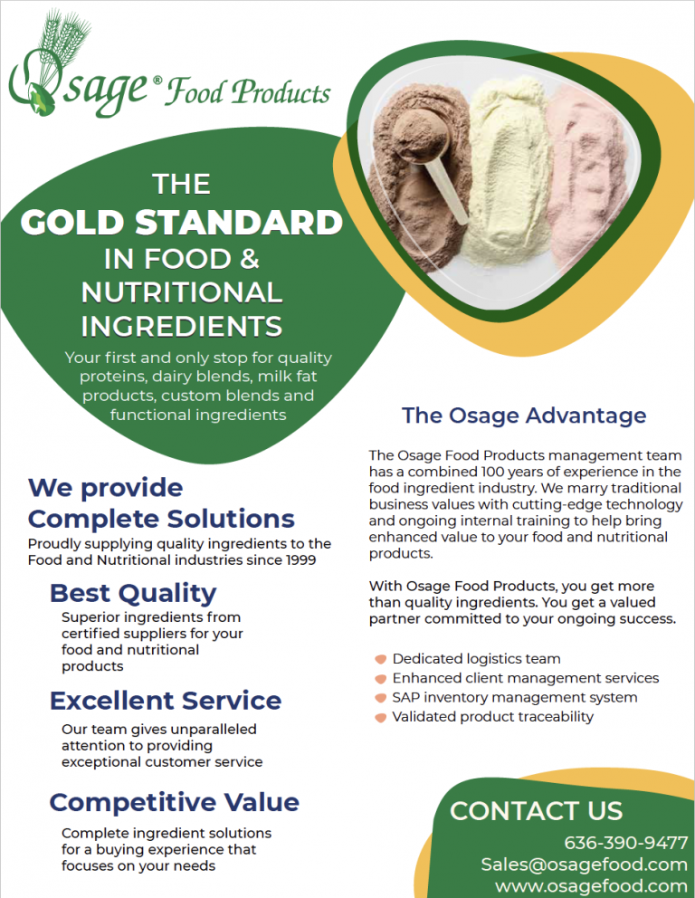 Osage Food Products Flyer